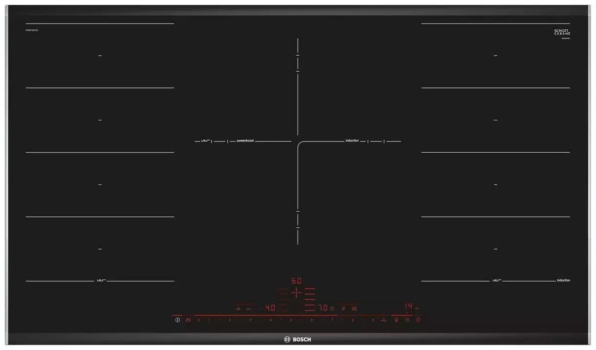 Индукционная варочная панель Bosch PXV975DC1E, черный