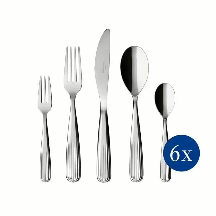 Набор столовых приборов на 6 персон 30 предметов Rose Garden Villeroy & Boch