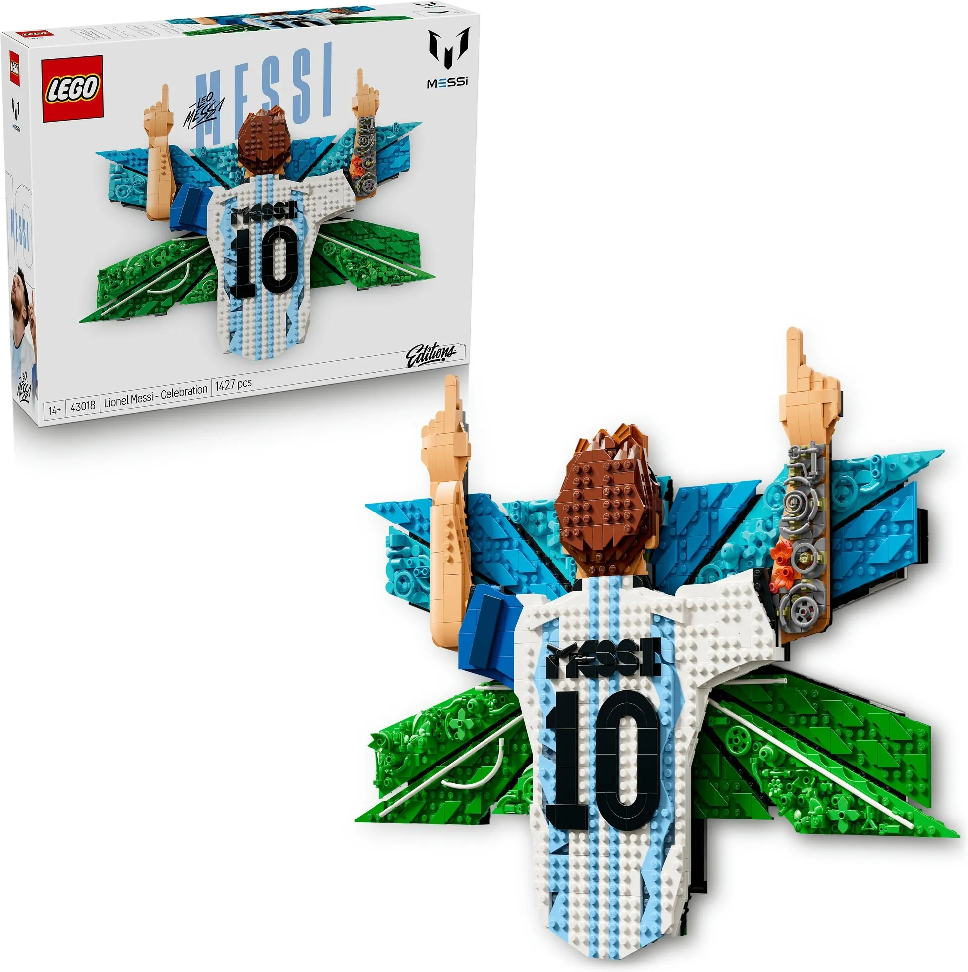 Конструктор LEGO Editions Football 43018 Лионель Месси — празднование гола