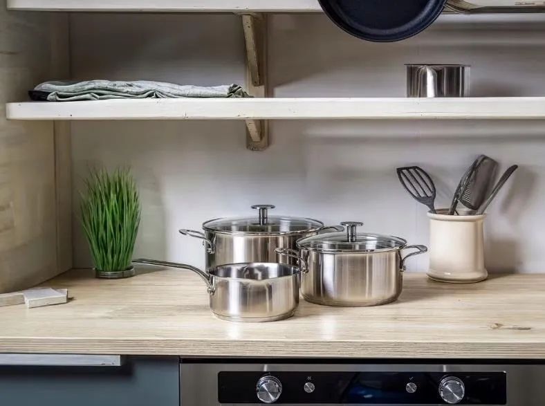 Набор посуды KitchenAid из нержавеющей стали с крышками CC005088001