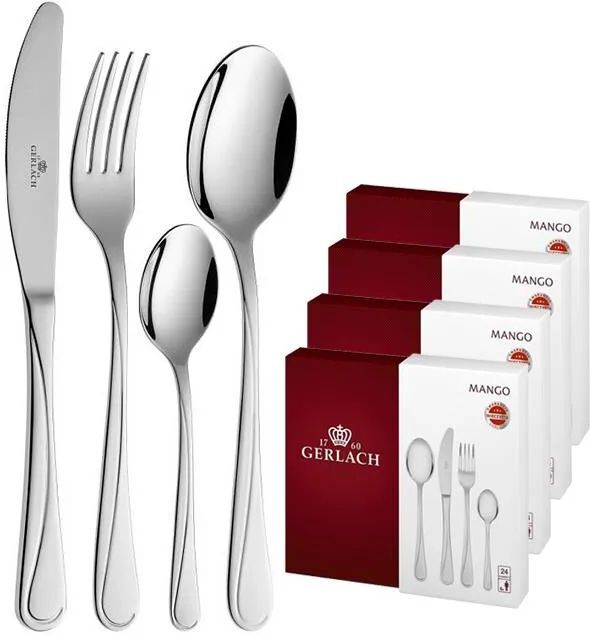 Набор столовых приборов Gerlach Mango 96 предметов в коробке (04G2496)