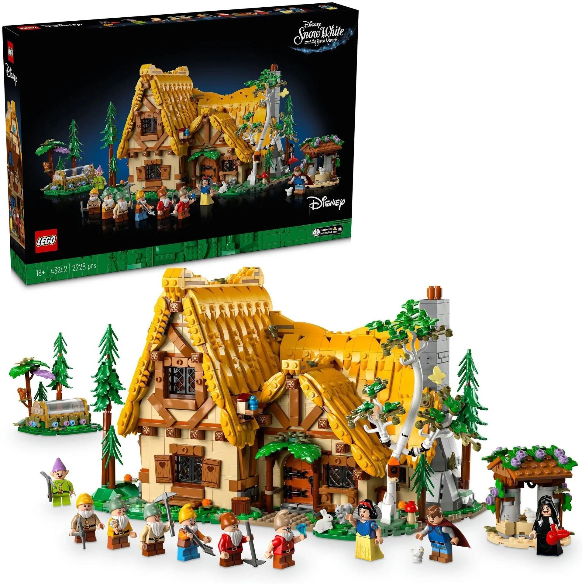 Конструктор LEGO Disney 43242 Белоснежка и Хижина семи гномов