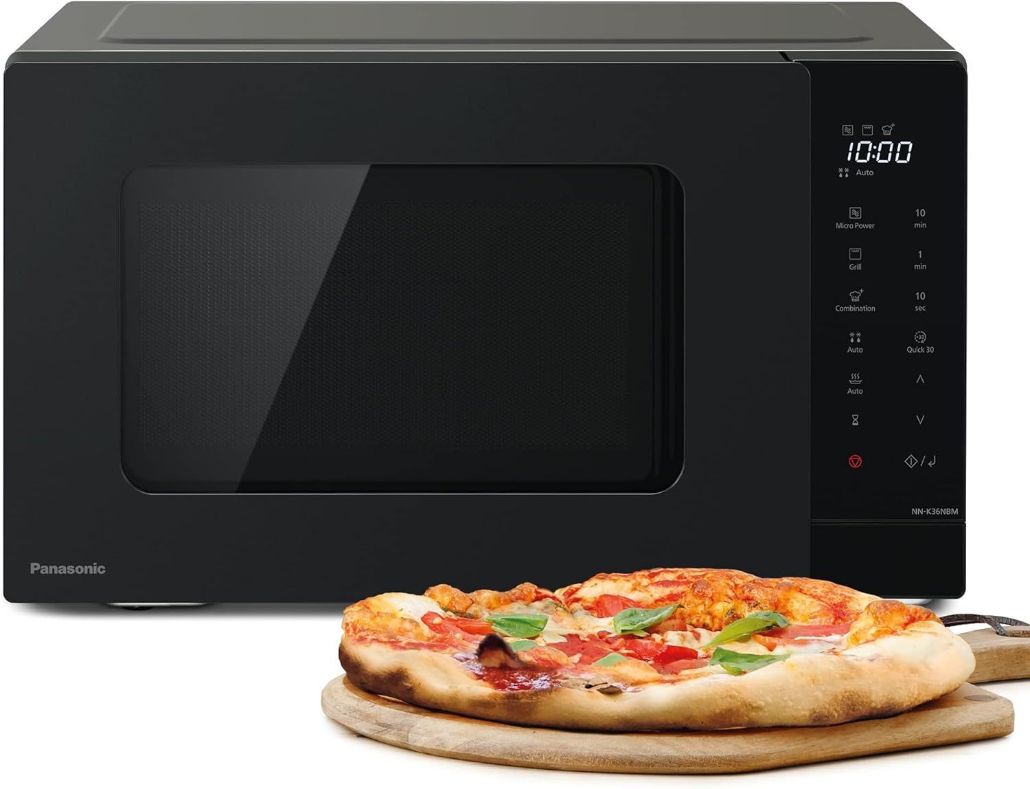 Микроволновая печь с грилем Panasonic NNK36NBMEPG, 800 Вт, черный