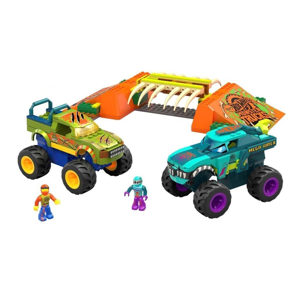 Игровой набор "конструкторы полосы препятствий" MEGA Hot Wheels - Monster Trucks Mega-Wrex HKF89, 332 шт.