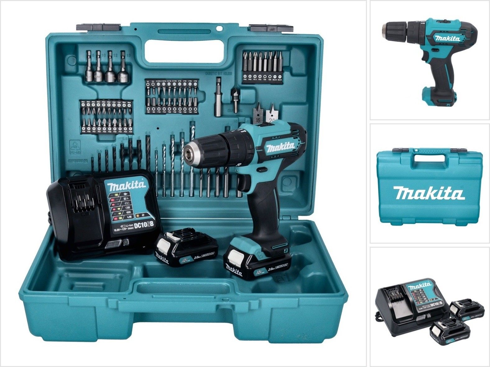 Дрель-шуруповерт ударная аккумуляторная Makita HP333DSAX1