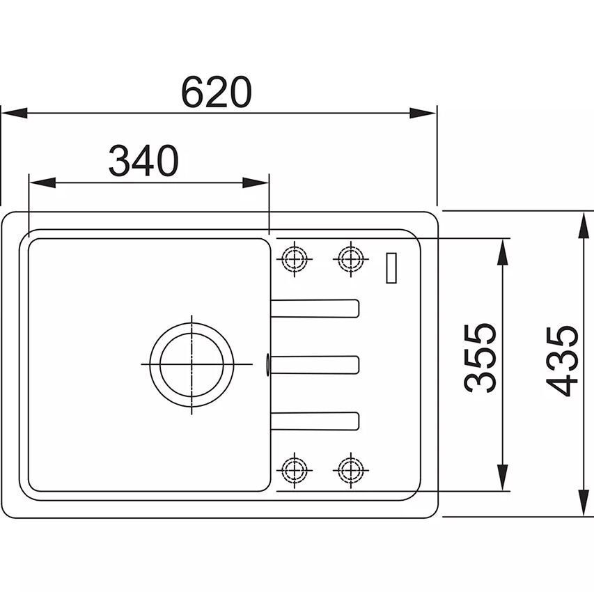Кухонная раковина Franke Bliss BSG 611-62 114.0440.890, бежевый