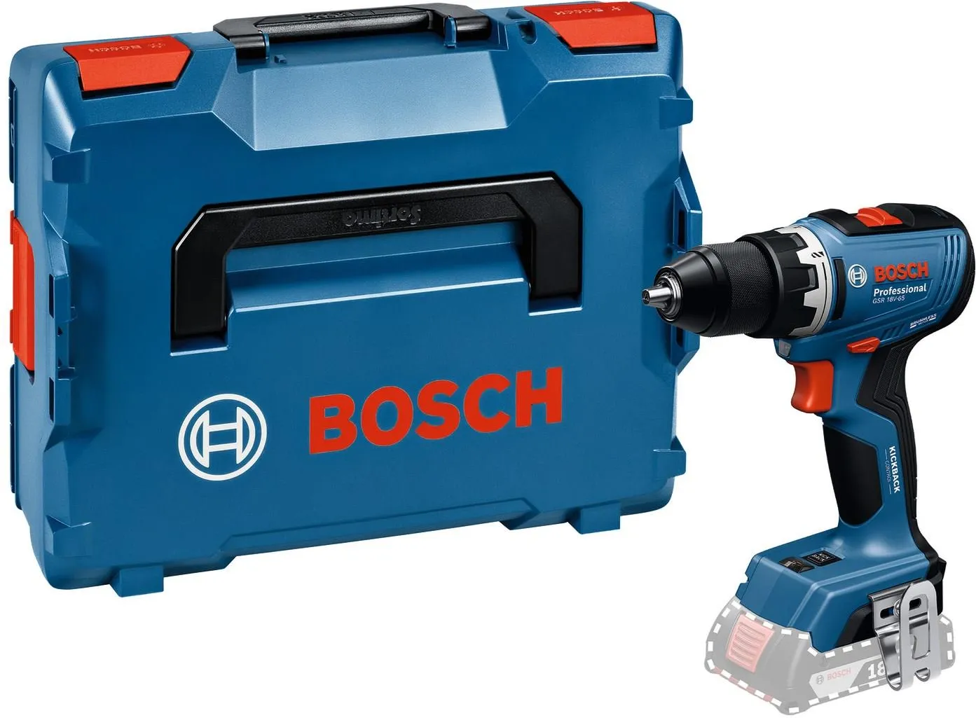 Дрель-шуруповёрт Bosch GSR 18V-65 Professional 06019N3201