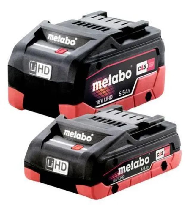 Набор аккумуляторный Metabo 2 аккумулятора Li-Ion 18 V