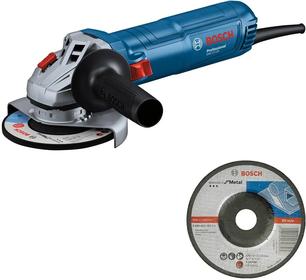 Угловая шлифмашина Bosch GWS 12-125 Professional 06013A6100