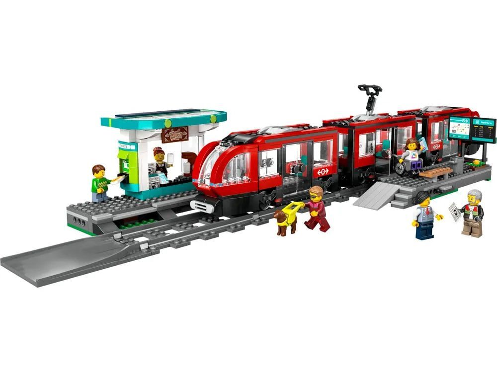 Лего City серия, LEGO 60423 Трамвай и станция метро в центре города