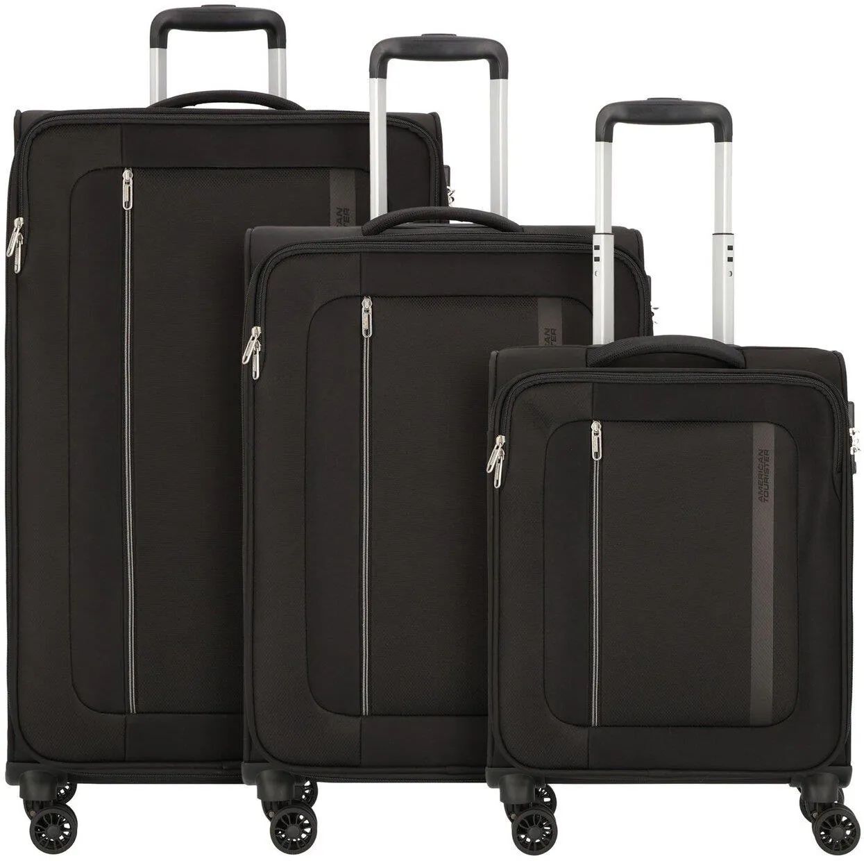 American Tourister комплект чемоданов, черные