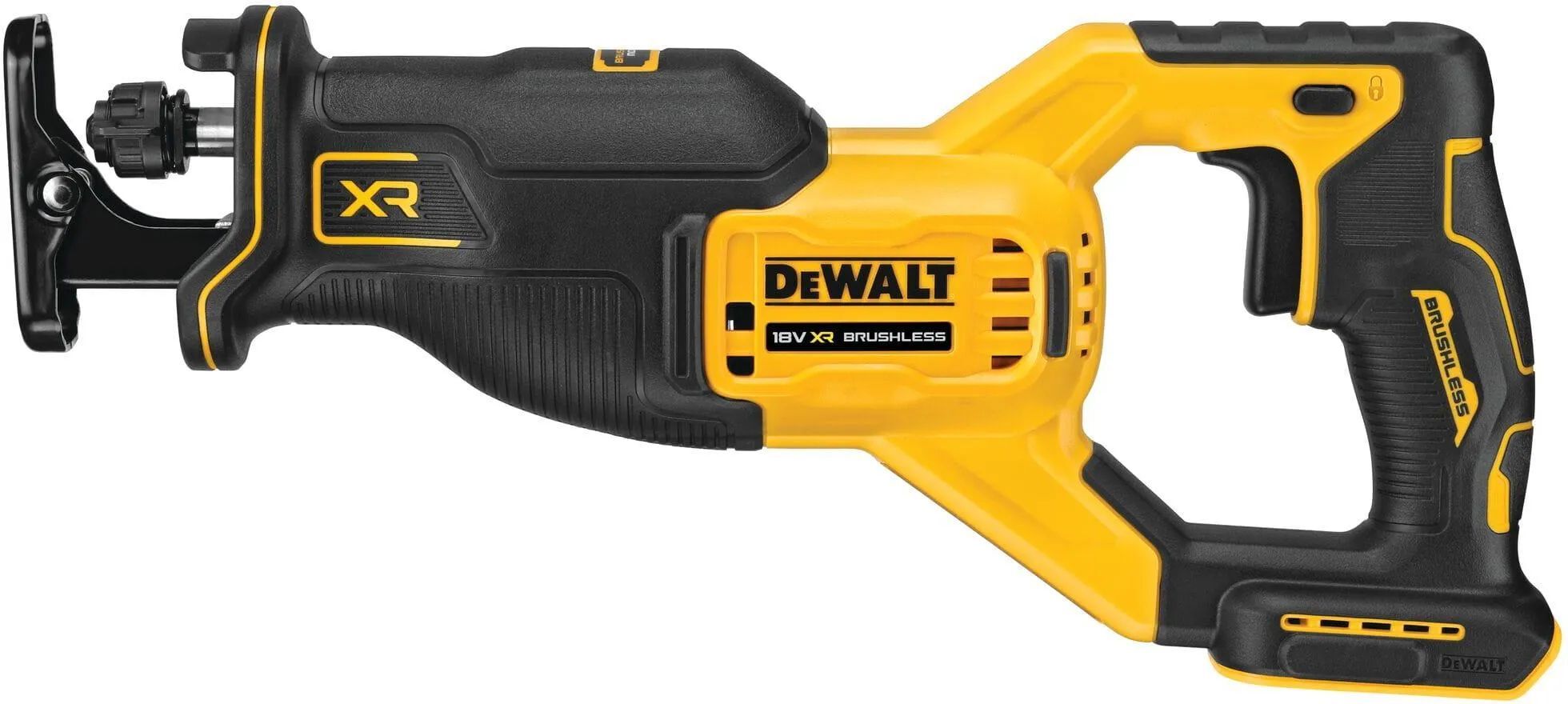 Аккумуляторная сабельная пила DeWalt DCS382M2, 18V, 2x4Ач, в кейсе