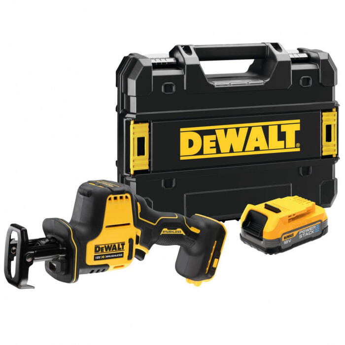 Сабельная пила Dewalt Dcs369E1T, с АКБ в кейсе