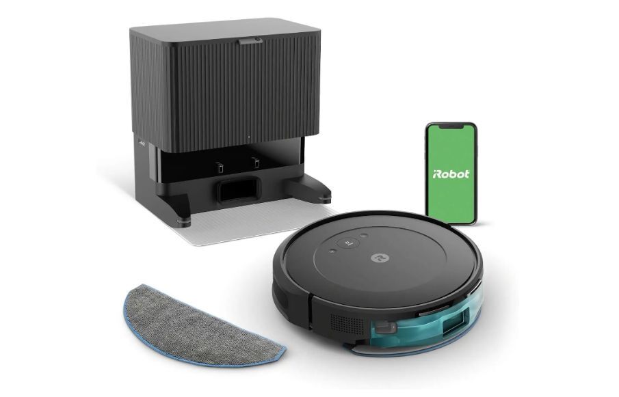 Робот-пылесос iRobot Romba Combo Essential 2 + станция очистки AutoEmpty, чёрный