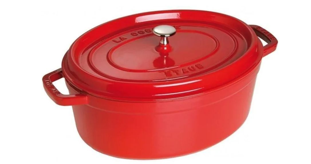 Овальная кокотта Staub 27 см, красная 405098460