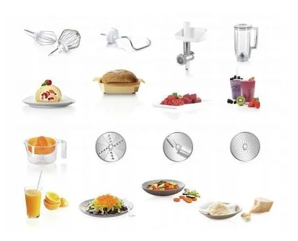Кухонный комбайн Bosch MUM58258, 1000 Вт