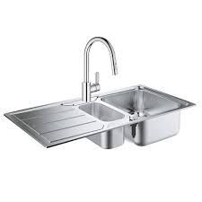 Встраиваемая мойка из нержавеющей стали Grohe K200 31564SD1