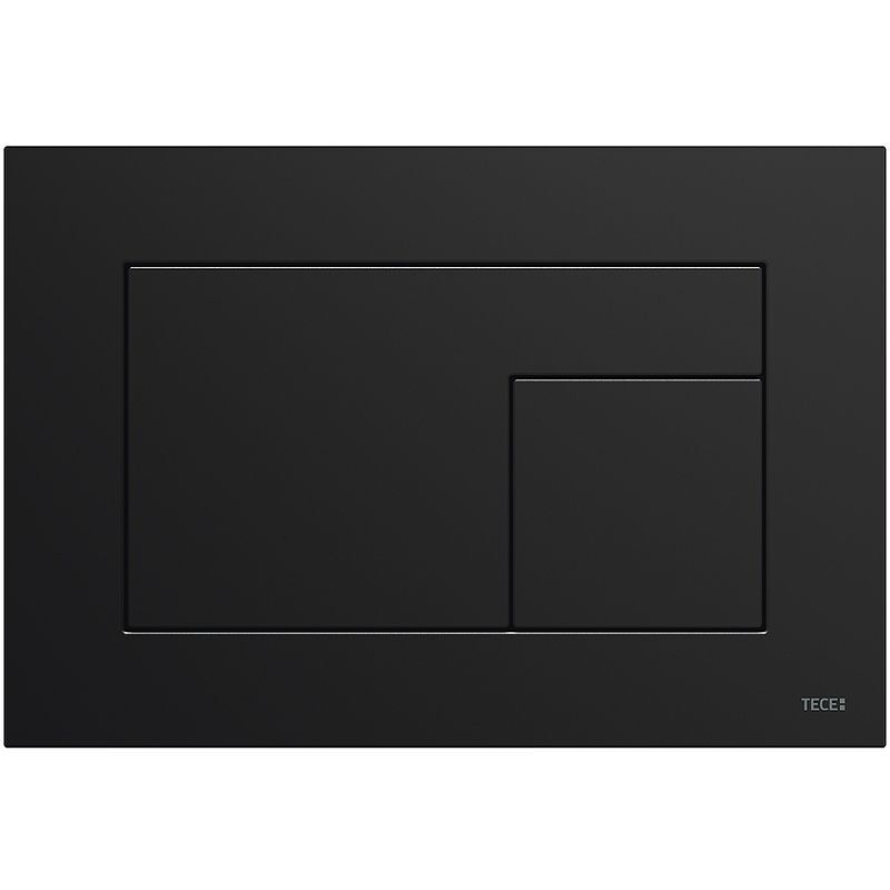 Кнопка смыва Tece Velvet Nero Ingo, черная 9240732