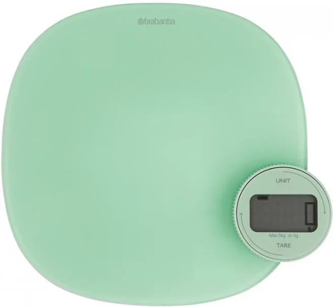 Цифровые кухонные весы, Brabantia, мятно-голубой, 122903