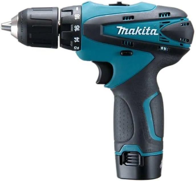 Дрель-шуруповёрт Makita DF330DWE 10,8V с АКБ 2x1,3 Ah и ЗУ