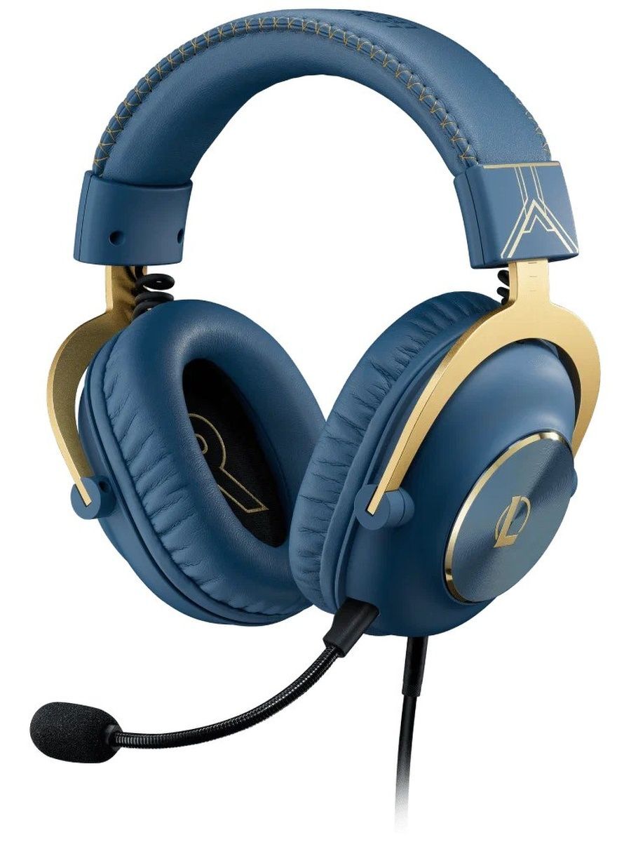 Компьютерная гарнитура Logitech G PRO X Gaming Headset League of Legends Collection, синий