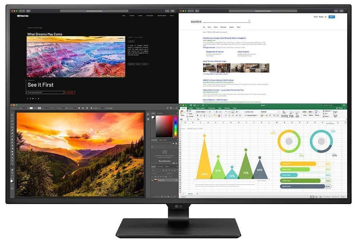 42.5" Монитор LG 43BN70U, 3840x2160, 60 Гц, IPS