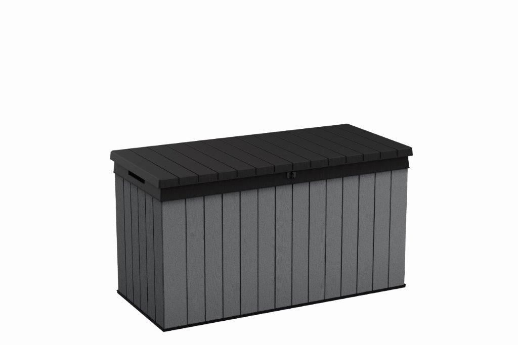 Садовый ящик Keter Darwin 570L, 142,5 x 65,3 x 78,2 см, серый (17211696)