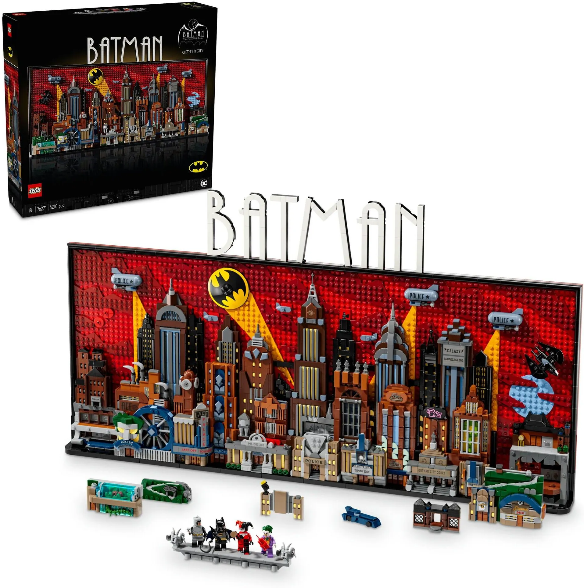 Конструктор LEGO DC 76271 Готэм из мультсериала «Бэтмен: Анимационные серии»