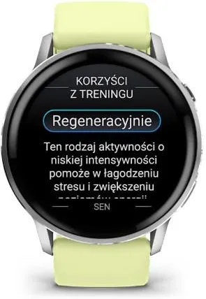 Смарт-часы Garmin Venu 4 45 mm Silver с лимонным ремешком