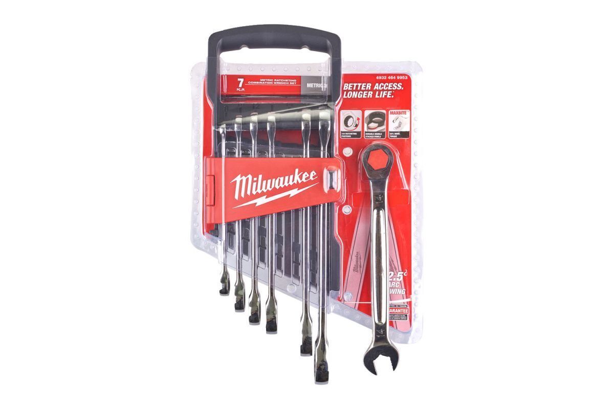 Набор инструментов Milwaukee 4932464993, 7 предм., серебристый