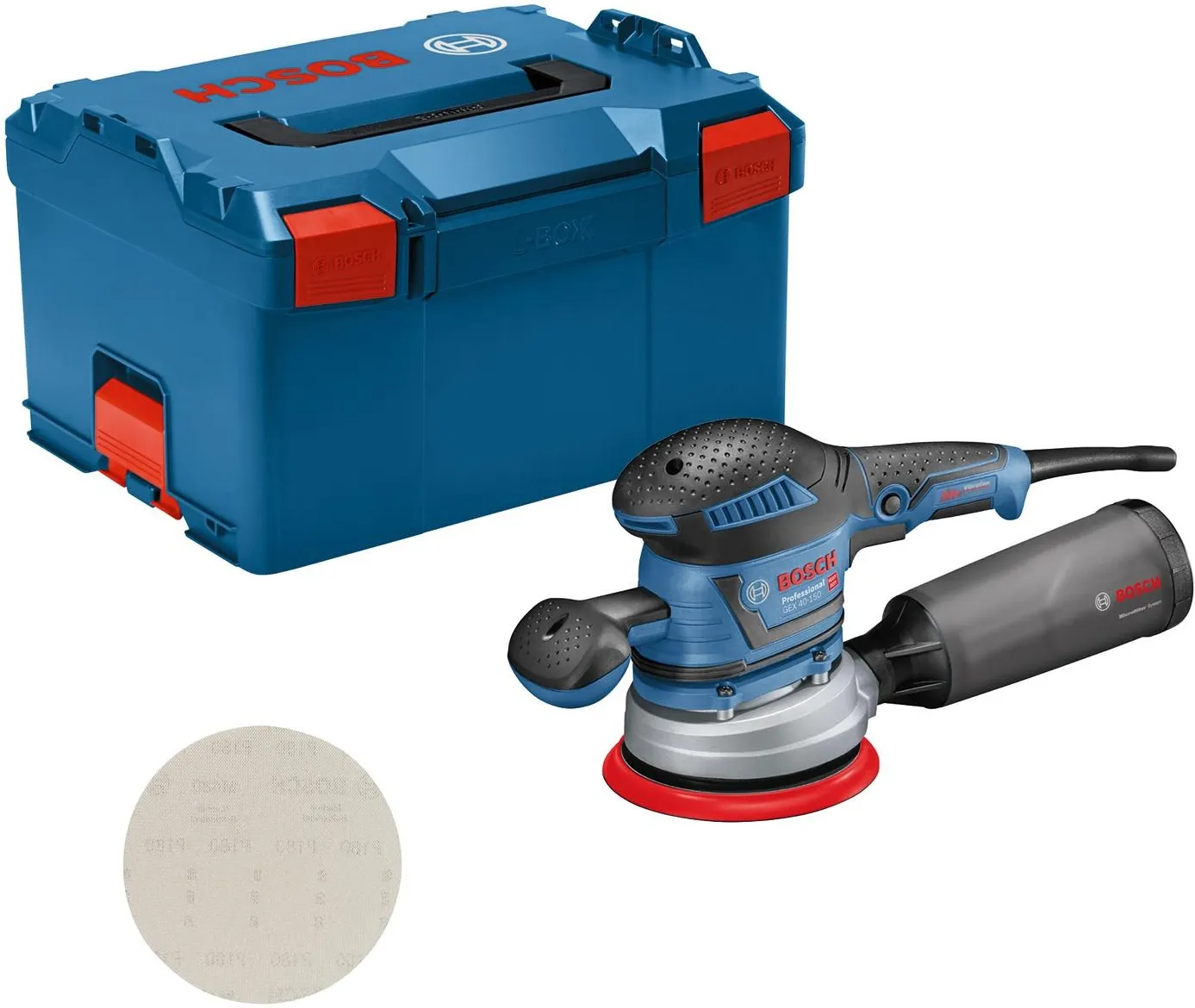 Эксцентриковая шлифовальная машина сетевая Bosch GEX 40-150 Professional 060137B201