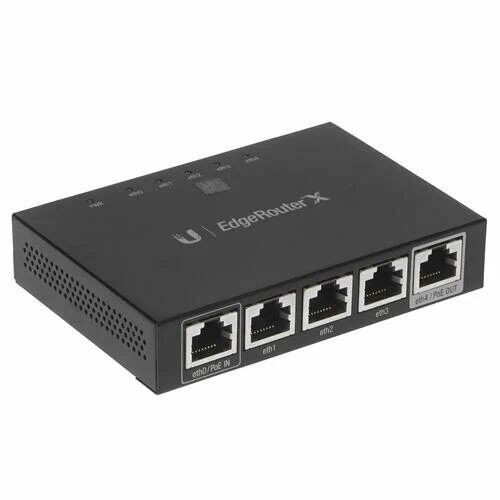 Маршрутизатор Ubiquiti EdgeRouter X 5x10/100/1000Mbps PoE (ER-X)