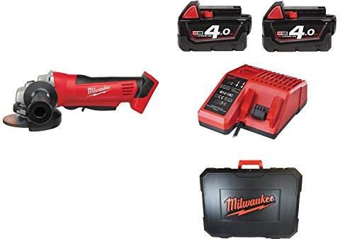 Аккумуляторная угловая шлифовальная машина Milwaukee HD18 AG-115-402C 4933441300 2х4,0 Ач в кейсе с АКБ и ЗУ