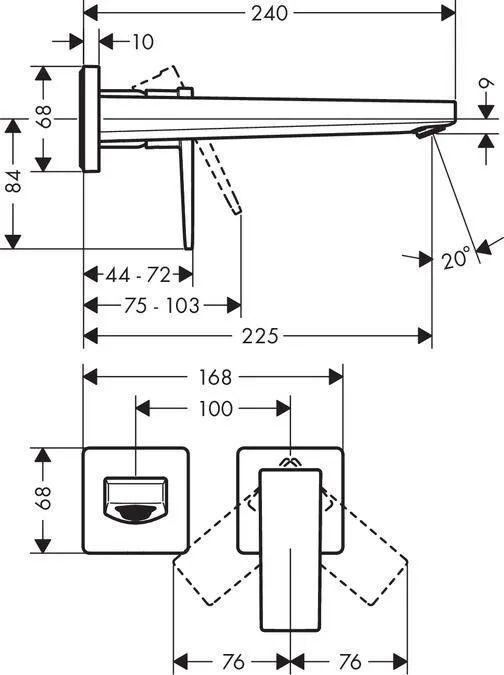 Смеситель для раковины Hansgrohe Metropol 32526000 хром