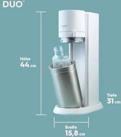 Комплект: Сифон SodaStream Duo +2 стеклянные бутылки + 2 пластиковые бутылки 1016814491