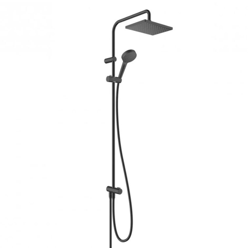 Душевой набор Hansgrohe Vernis Shape 230 1jet Reno EcoSmart czarny matowy 26289670 матовый черный
