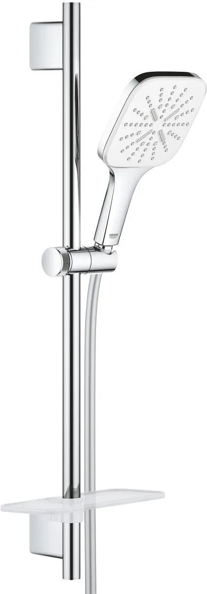 Душевая система Grohe Rainshower SmartActive 130 Cube лунный белый 26584LS0