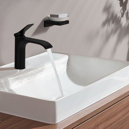 Смеситель для умывальника Hansgrohe Vivenis 80 Coolstart 75014670 Черный Матовый