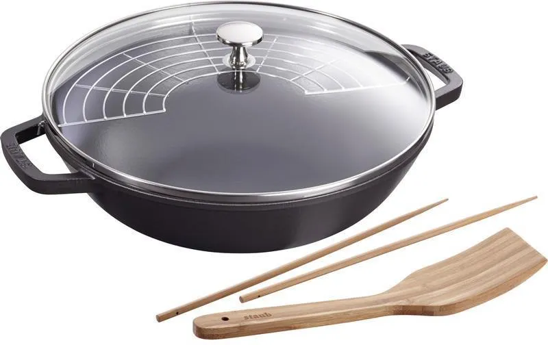 Чугунный вок Staub Ø 30 см, чёрный 40511-344-0
