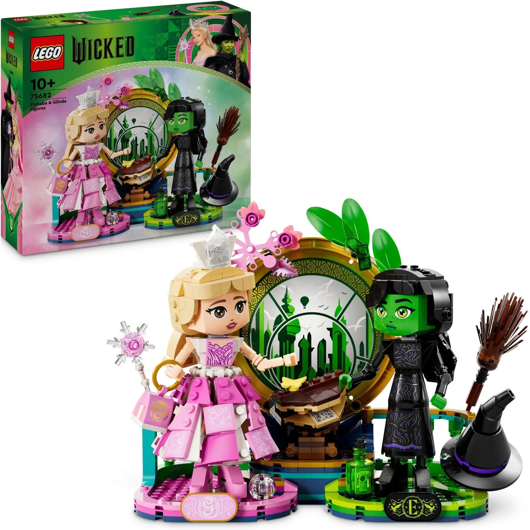 LEGO Wicked 75682 Фигурки Эльфабы и Глинды