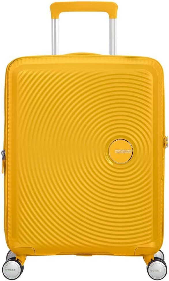 American Tourister Soundbox 55 см чемодан для ручной клади, удлиненный, желтый