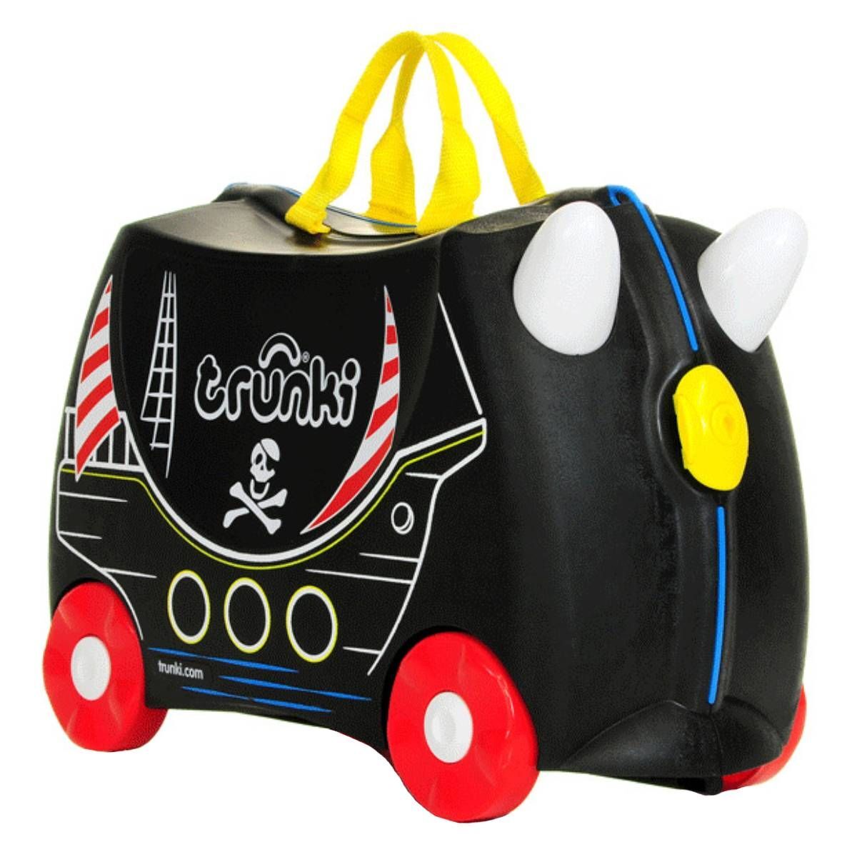 Чемодан-каталка trunki Pedro TRU-0312, ручная кладь, 46х31х21 см, 18 л, 1.7 кг, черный