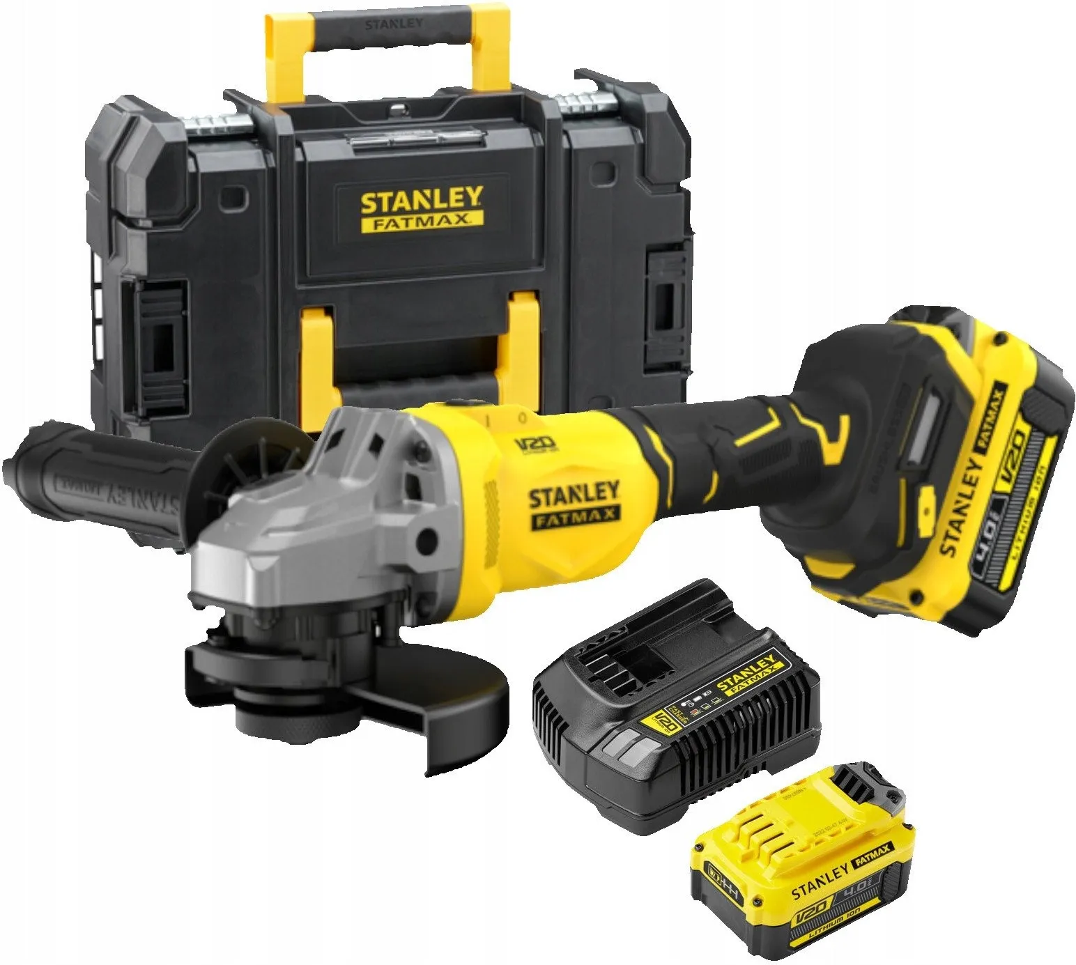 Шлифмашина угловая аккумуляторная Stanley FatMax SFMCG710M1TQW