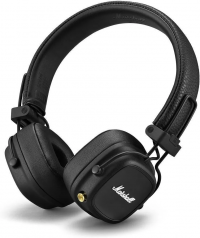 Беспроводные накладные наушники Marshall Major IV, Bluetooth, чёрные