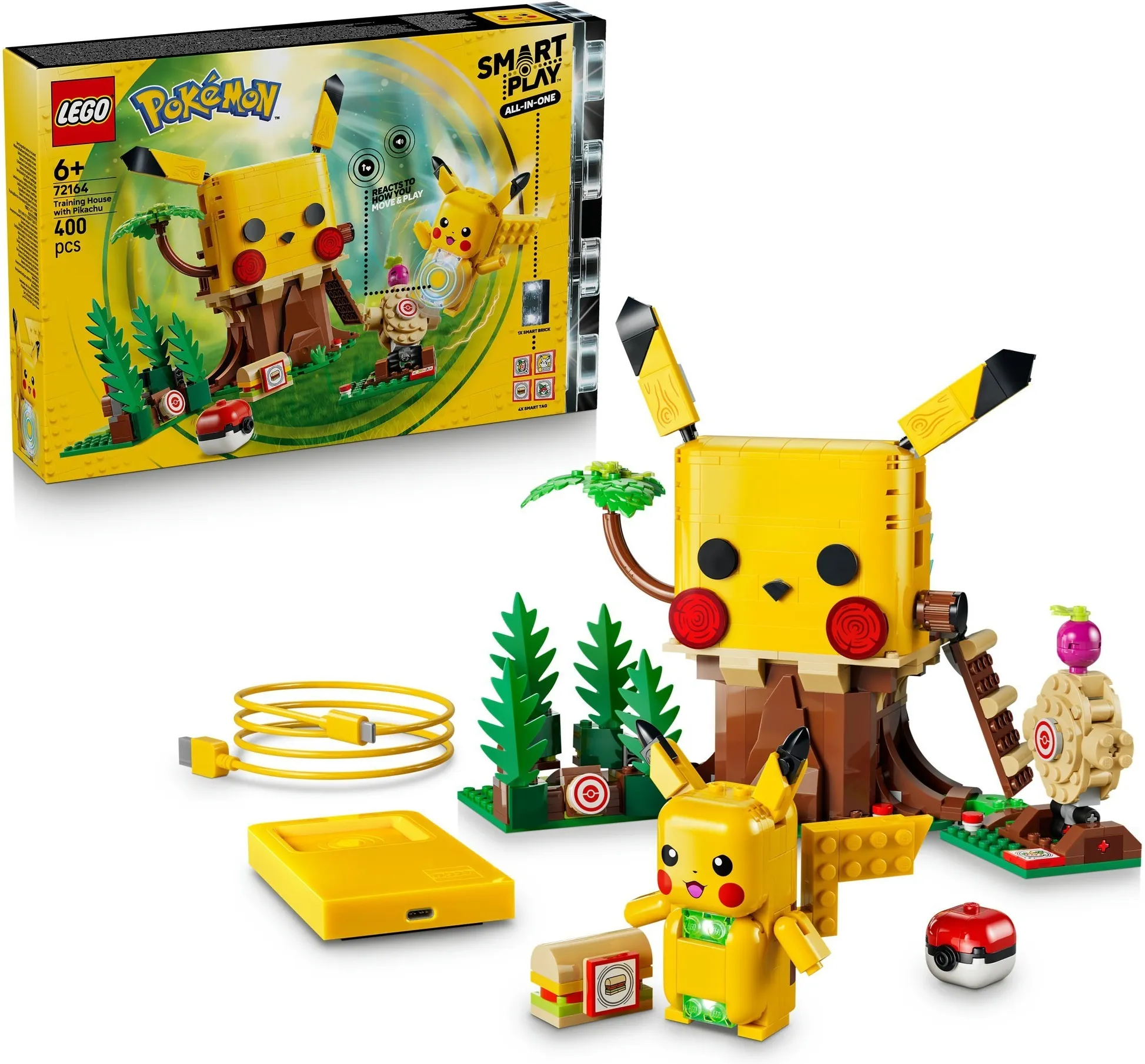Конструктор LEGO Pokemon 72164 SMART Play: Тренировочный домик Пикачу