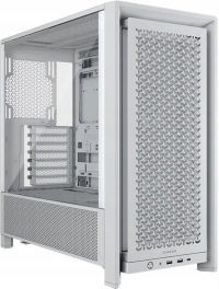 Компьютерный корпус Corsair FRAME 4000D RS (3 white fans) Miditower - Белый