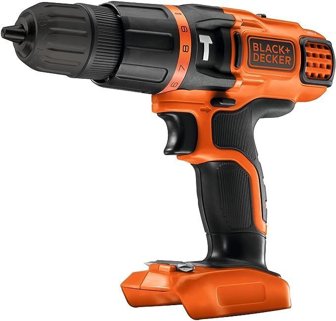Аккумуляторный ударный шуруповерт BLACK+DECKER BDCH188N 18 В, без аккумулятора