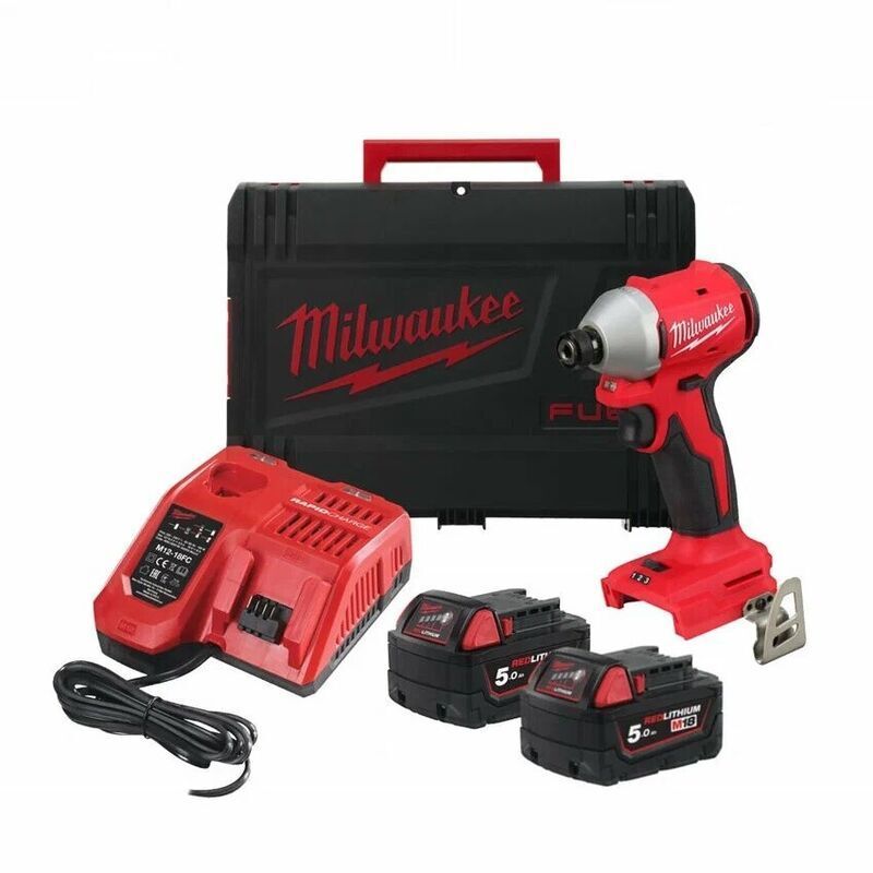 Гайковёрт Milwaukee M18 BLIDR-502X 2 5.0 Ah и ЗУ 4933492843