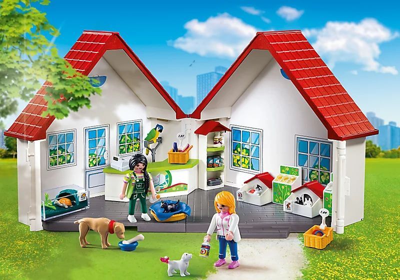Портативный зоомагазин Playmobil 71396