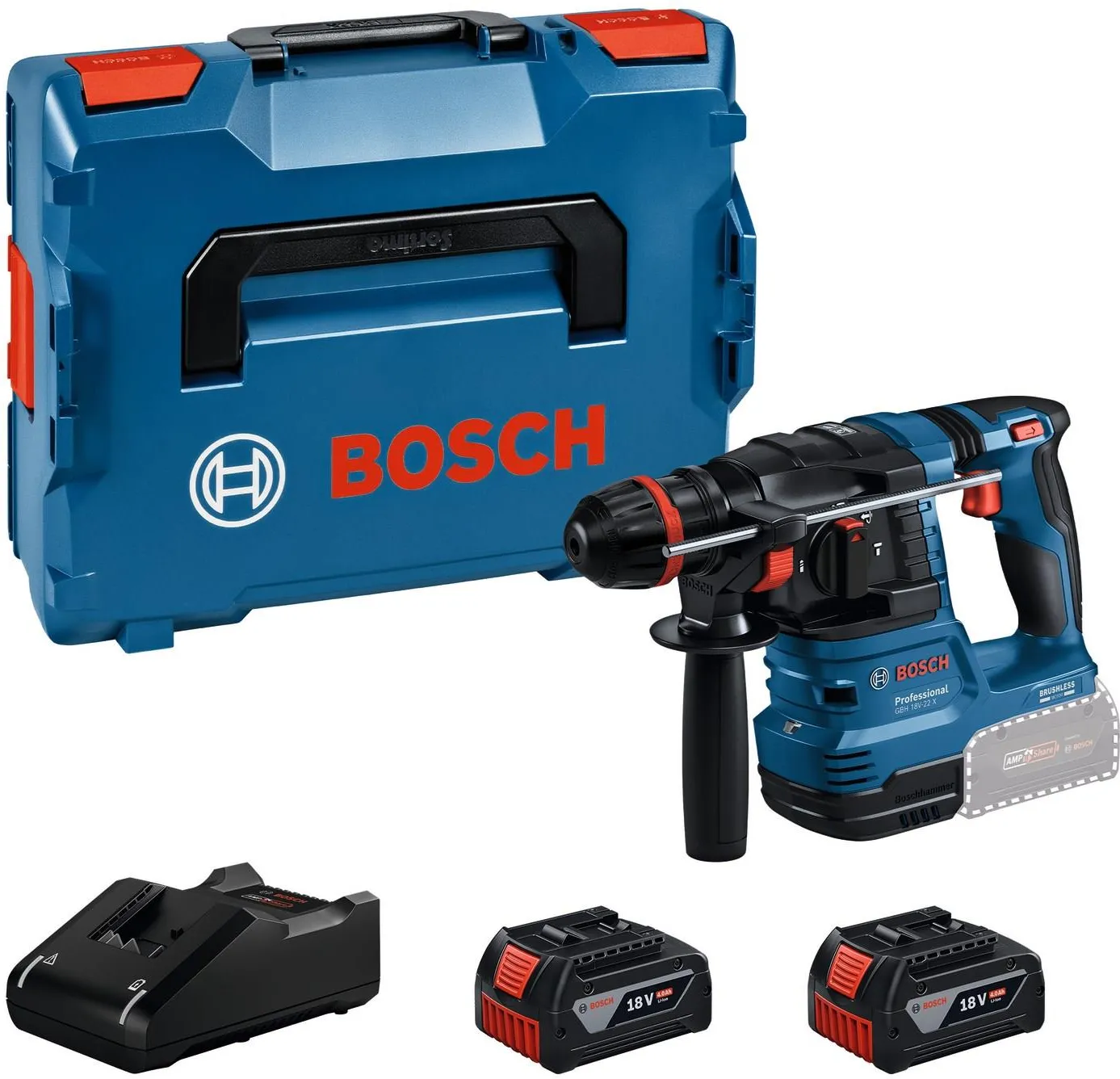 Аккумуляторный перфоратор Bosch GBH 18V-22 X Professional 0611924101